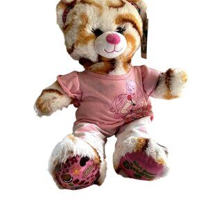 Build-A-Bear Girl Scout Smores Bear With Princess Aurora Shirt